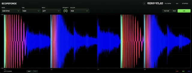 ScopeForge waveform analyser