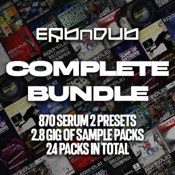 Complete ERB N DUB drum and bass production bundle with 24 packs